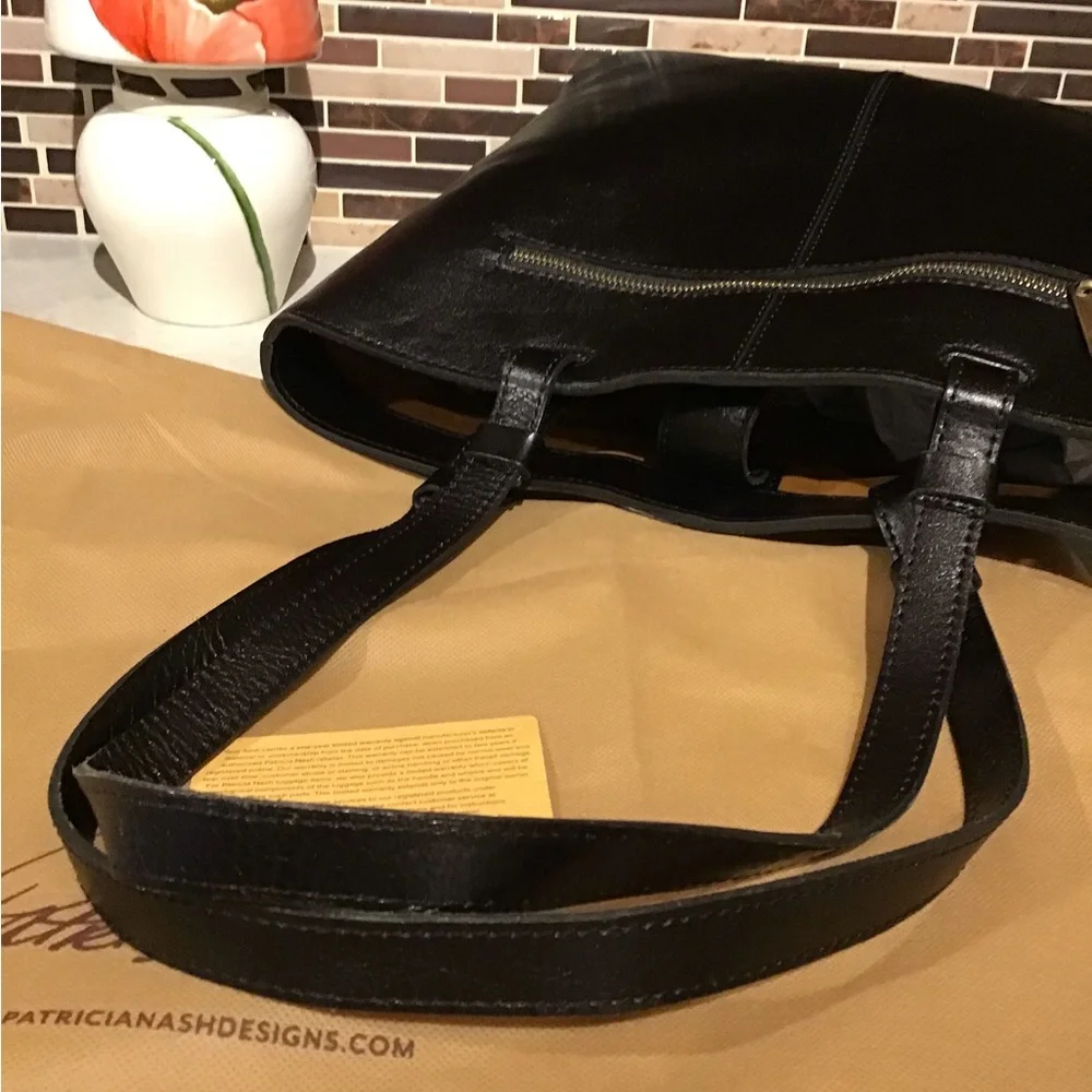 Patricia Nash Tote Bag Colorblock Danville Handbag black / brown